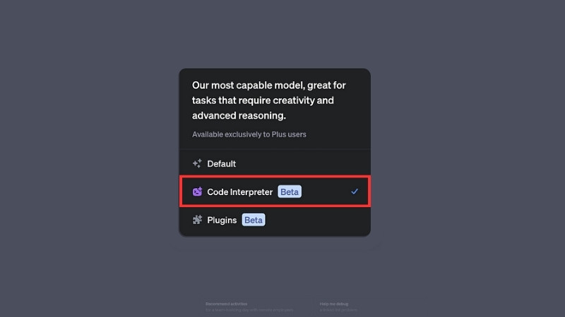 ChatGPT Code Interpreter